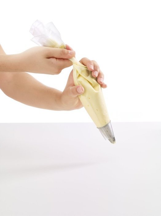 EKIND Reusable Silicon Cake Pastry Bag Cream Icing Piping Bag Cake Decorating Bags Tools Set (3 size in 1) N24