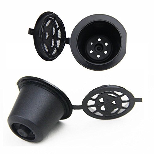 5 pcs For Refillable Coffee Capsule Cup Reusable Refilling For Nespresso machine not for Dolce Gusto N2