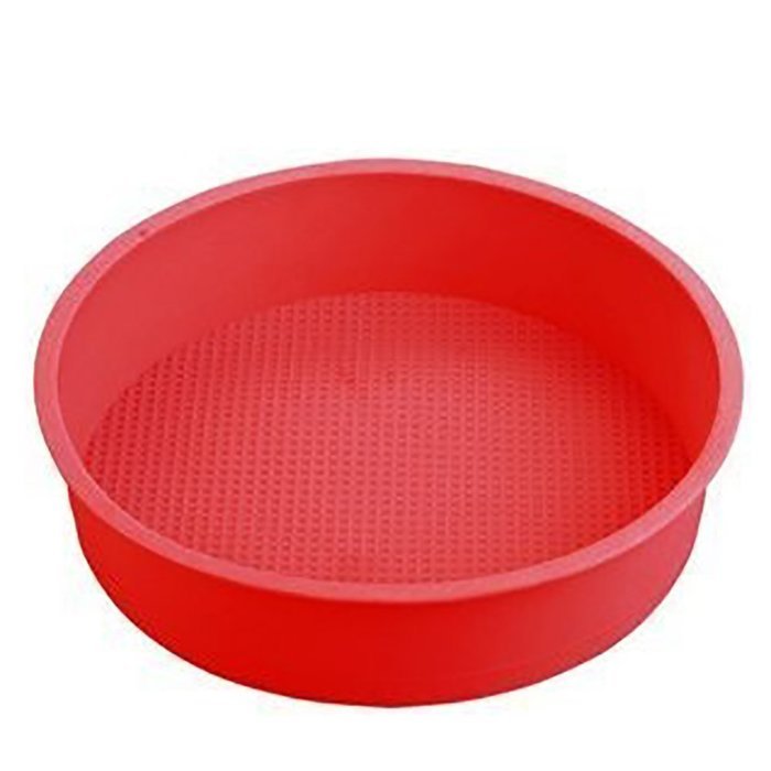 Piago 1 Pcs 10 Inches Big Round Flexible Silicone Cake Baking Mold Cake ...