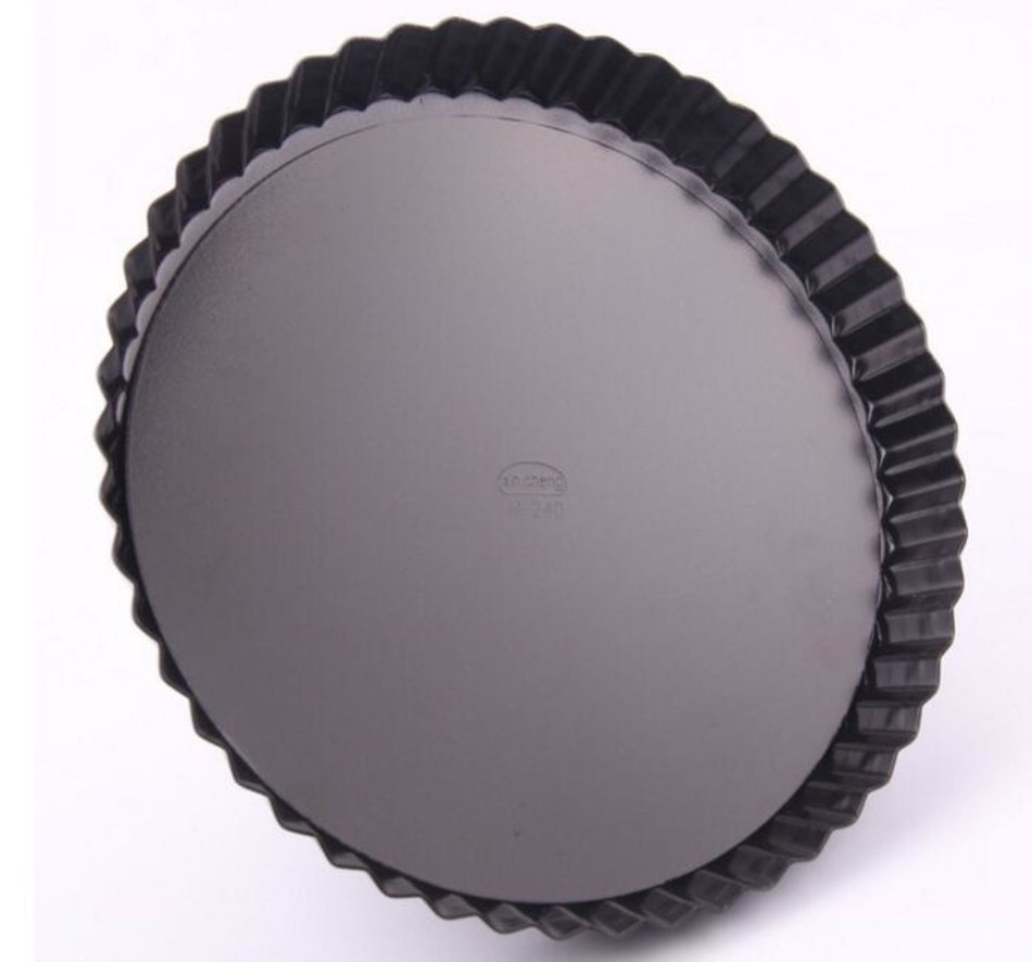 Ancdream 11 inch Non-Stick Removable Loose Bottom Quiche Pan, Round Tart Quiche Pan N6