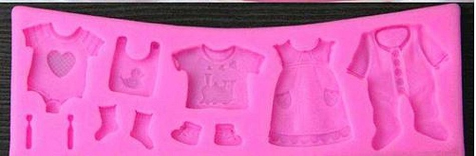 Baby Cloth Shaped 3D Silicone Fondant Mold Cake Decorating Tool and Cupcake Mold N7