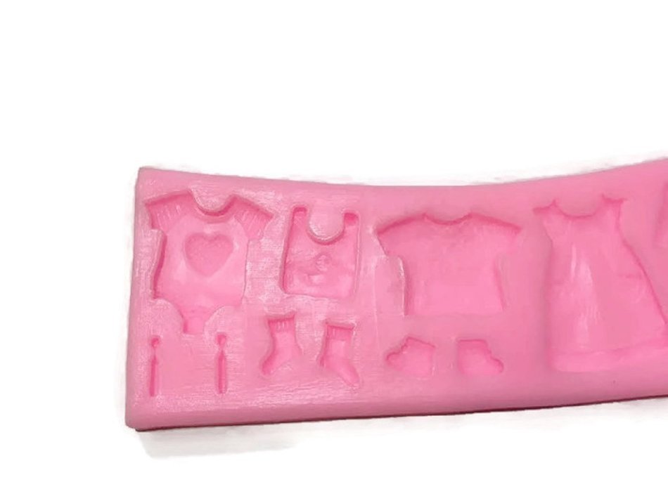 Baby Cloth Shaped 3D Silicone Fondant Mold Cake Decorating Tool and Cupcake Mold N9