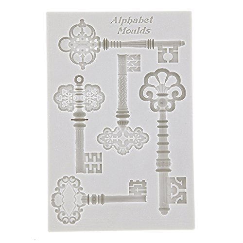 Keys Set of 5 Mold by Alphabet Moulds N2