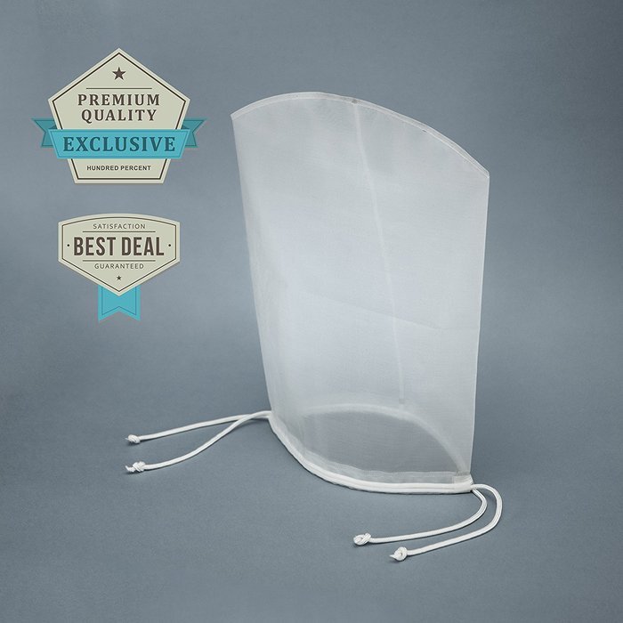 Best Nut Milk Bag-Fine Cheesecloth-Nylon Strainer-Filter Bags-Reusable Almond Milk Bag-Food Strainers N6
