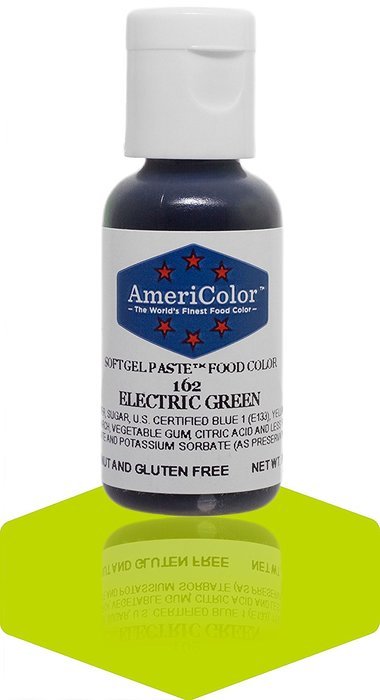 Americolor Electric Green Soft Gel Paste Food Colour