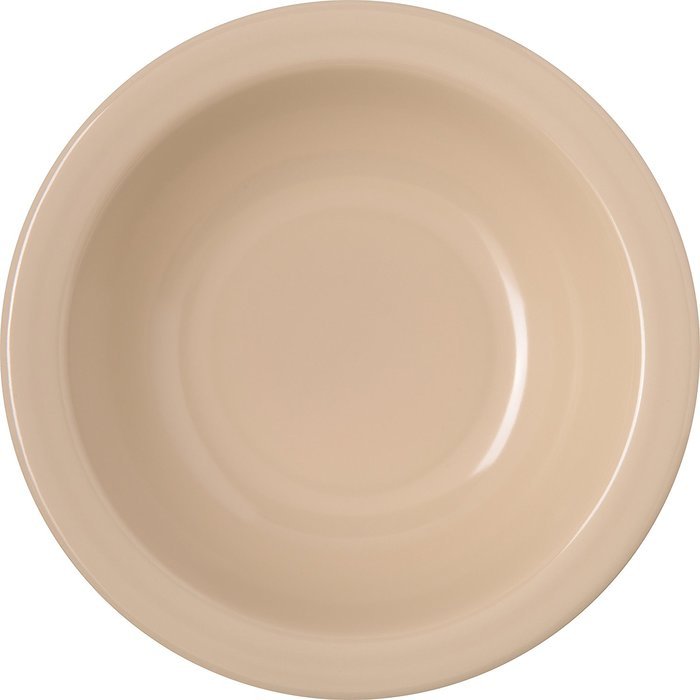 Carlisle 4352925 Dallas Ware Melamine Grapefruit Bowl, 10 oz. Capacity, 5.95 x 1.54", Tan (Case of 48) N3