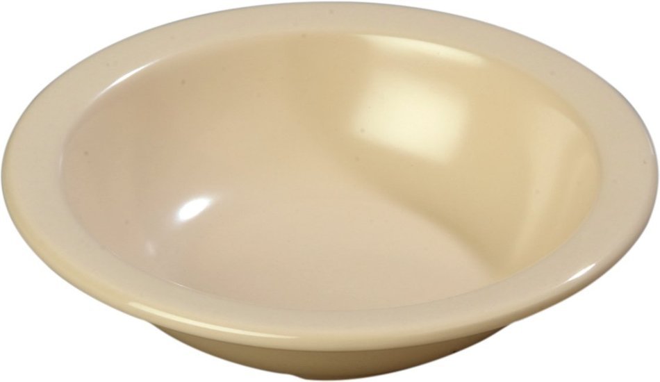 Carlisle 4352925 Dallas Ware Melamine Grapefruit Bowl, 10 oz. Capacity, 5.95 x 1.54", Tan (Case of 48) N4