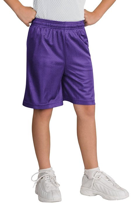 Sport-Tek Youth PosiCharge Classic Mesh Short XS True Red N8