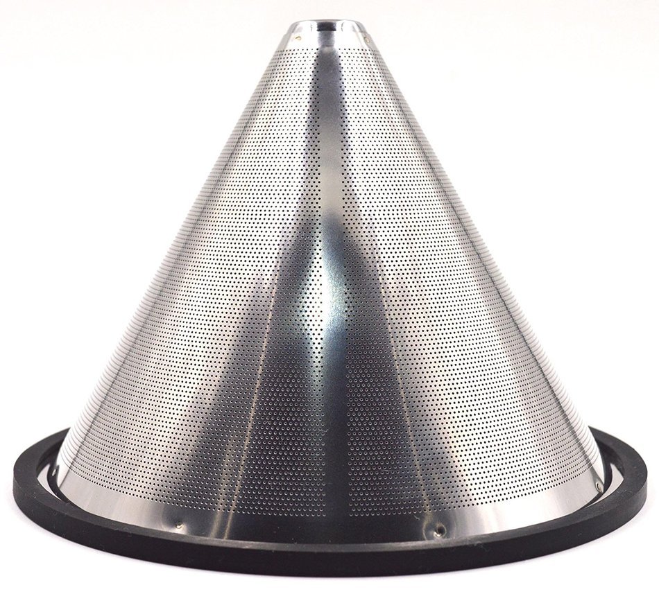 YC-Houseware Cone Coffee Filter 304 Stainless Steel Paperless Pour Over Coffee Dripper With Extra Fine Mesh Fits... N8