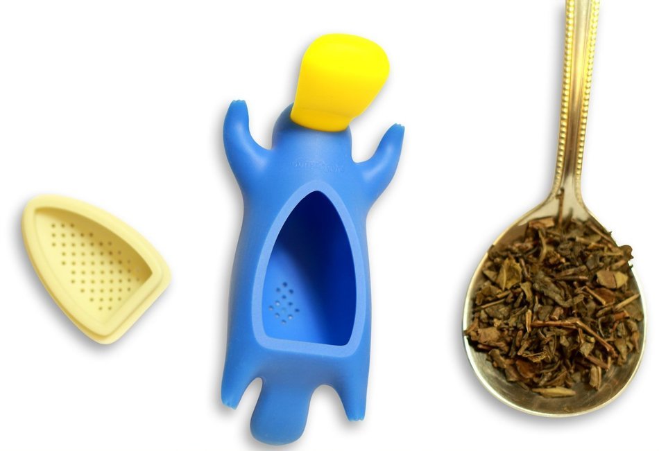 Happy Platypus Loose Leaf Tea Infuser Strainer for Herbal Weight Loss Tea and Mulling Spices Made from Food-Grade... N6