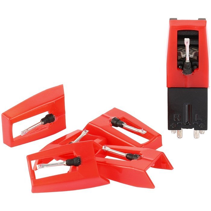 FonPeak Turntable Cartridge with 5 Replacement Stylus Needles for Vinyl LP Record Player