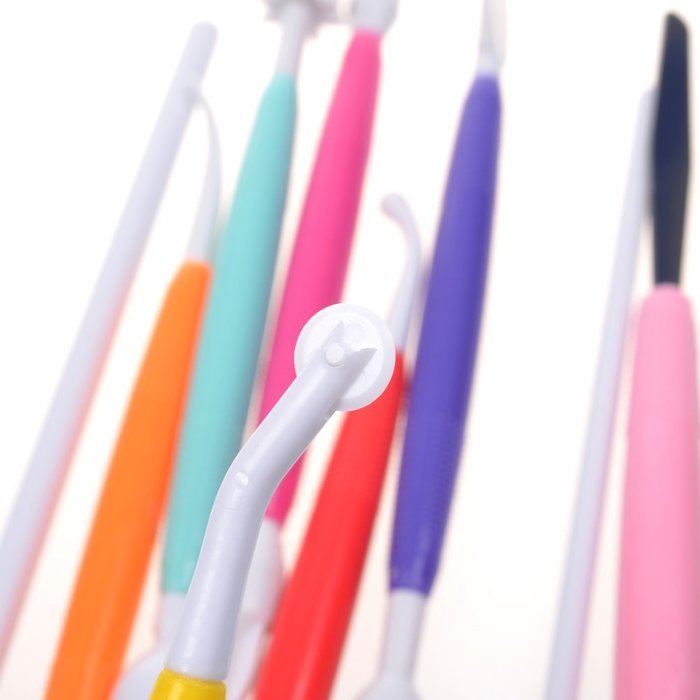 Cosmos &reg; 10 Pieces Muticolor DIY Cake Fondant&gumpaste Decorating Modeling Tools Set N2