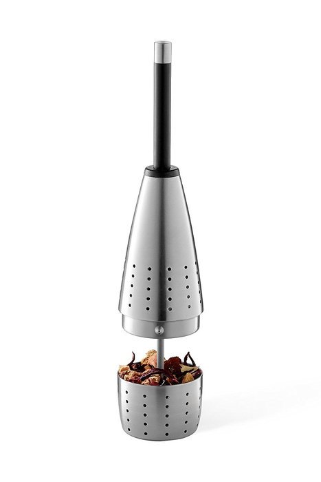 ZACK 20205 Forro Tea-Ball, 6.3 x 1.38", Silver Stainless