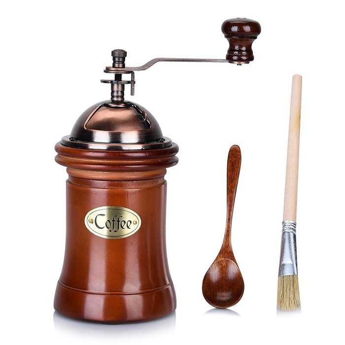 SNUUNG Manual Coffee Grinder Portable Hand Crank Mill Adjustable Ceramic Burr N6