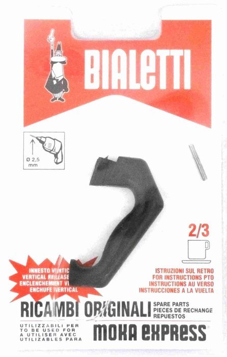 Bialetti: replacement for Moka Express 1-cup (1 handle) [ Italian Import ]