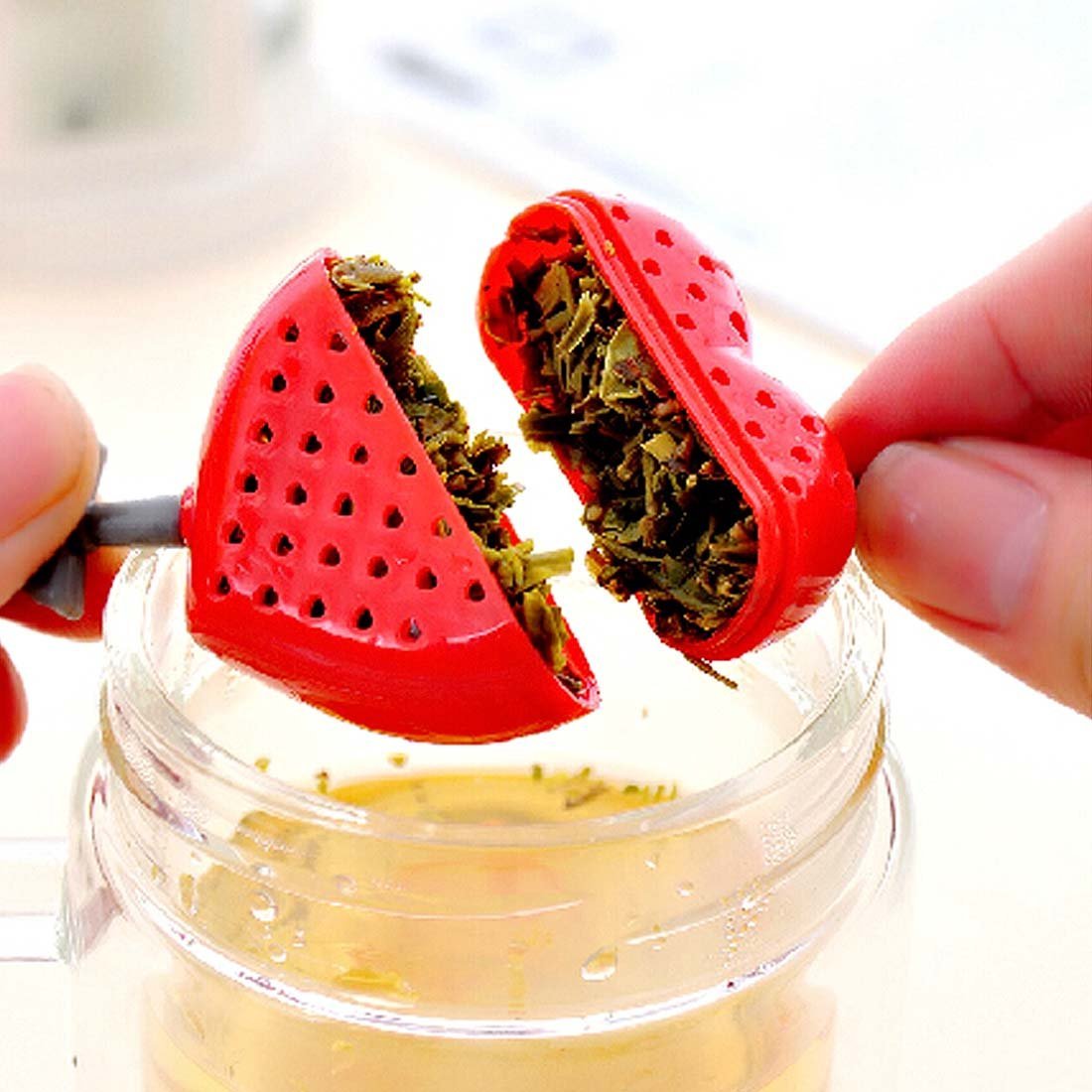 Set Of 4 Lemon Ceramic Tea Bag Holders - 3.9 X 3.5 Inch Drip Catcher Dish For Used Tea Bags