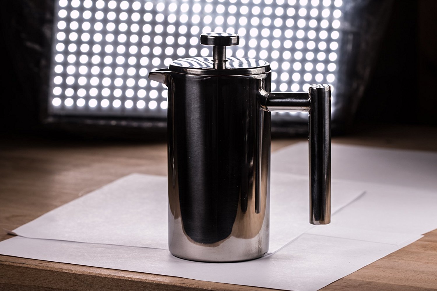 Stainless Steel French Press Double Wall Coffee and Tea Press with