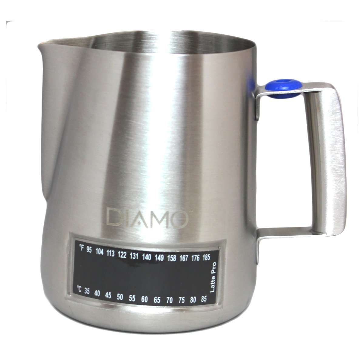 Milk Frothing Pitcher With Integrated Thermometers for espresso, coffee