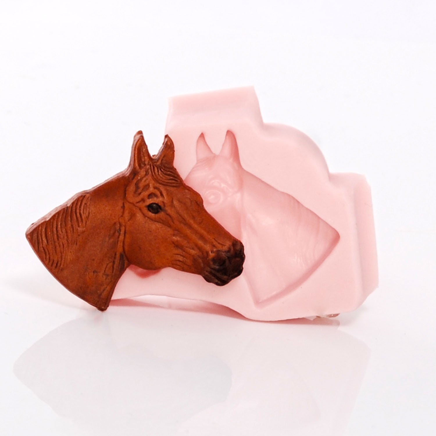 Horse Head Silicone Mold Chocolate, Fondant, Resin, Clay Flexible Mold