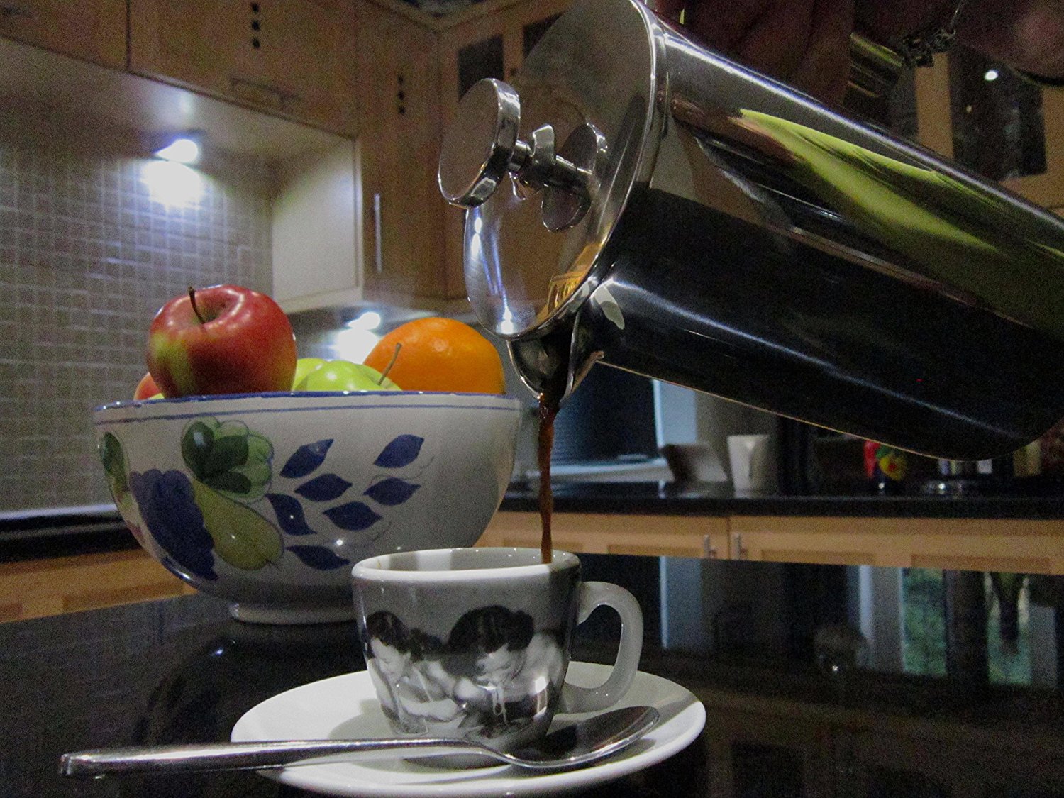 Stainless Steel French Press 34oz, 8 Cup, Easy Clean, Insulated