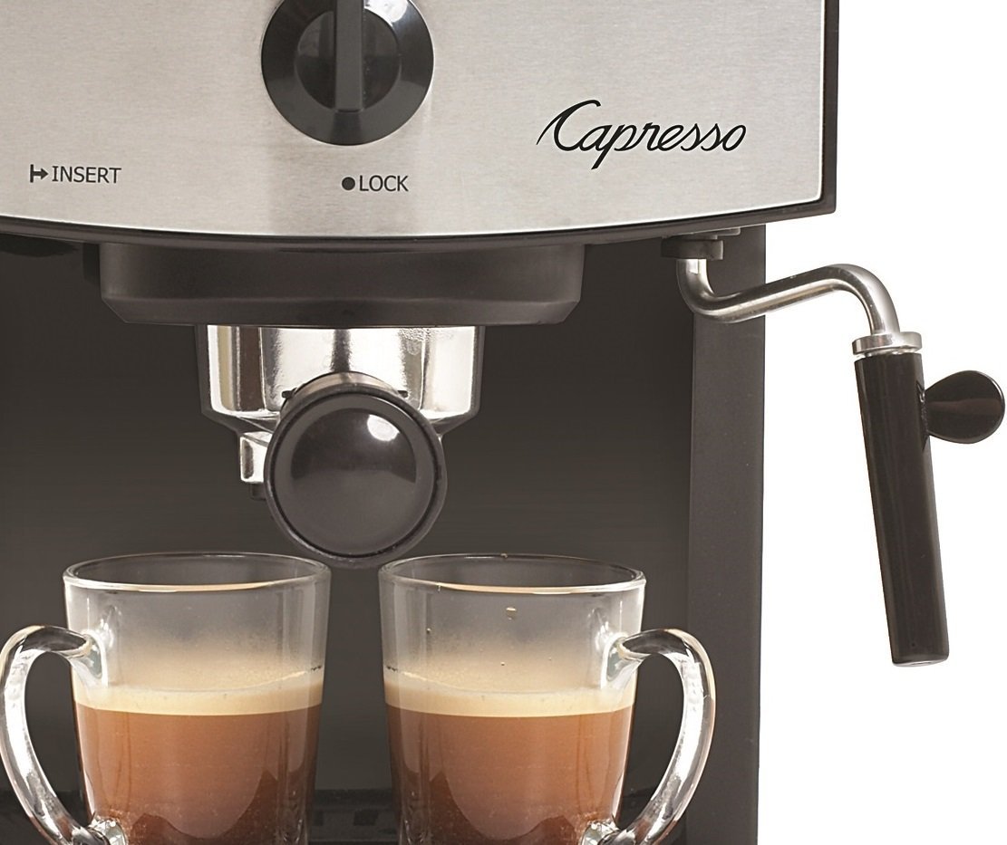 Capresso EC50 Stainless Steel Pump Espresso and Cappuccino Machine N6 ...