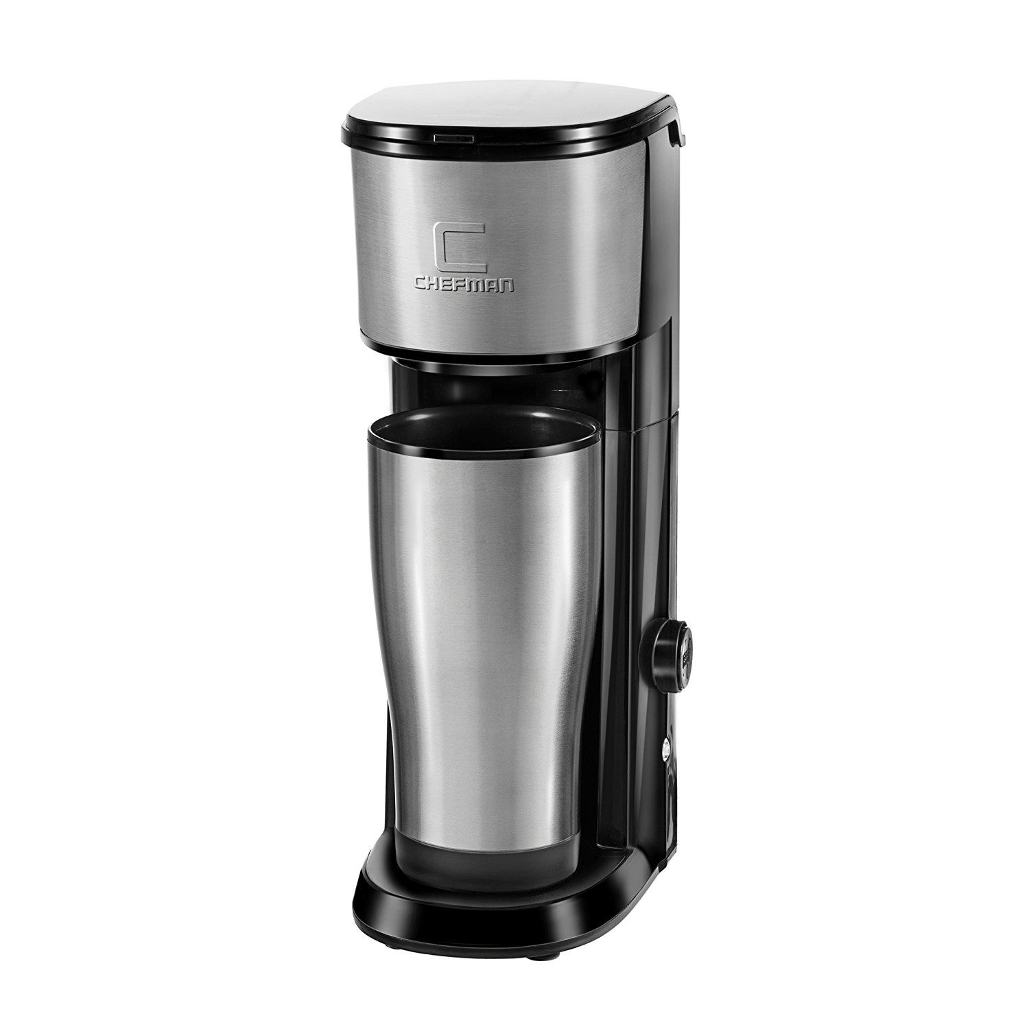 Chefman RJ14-SKG Versa Brew K-Cup & Coffee Ground Brewer, Black N2 free ...