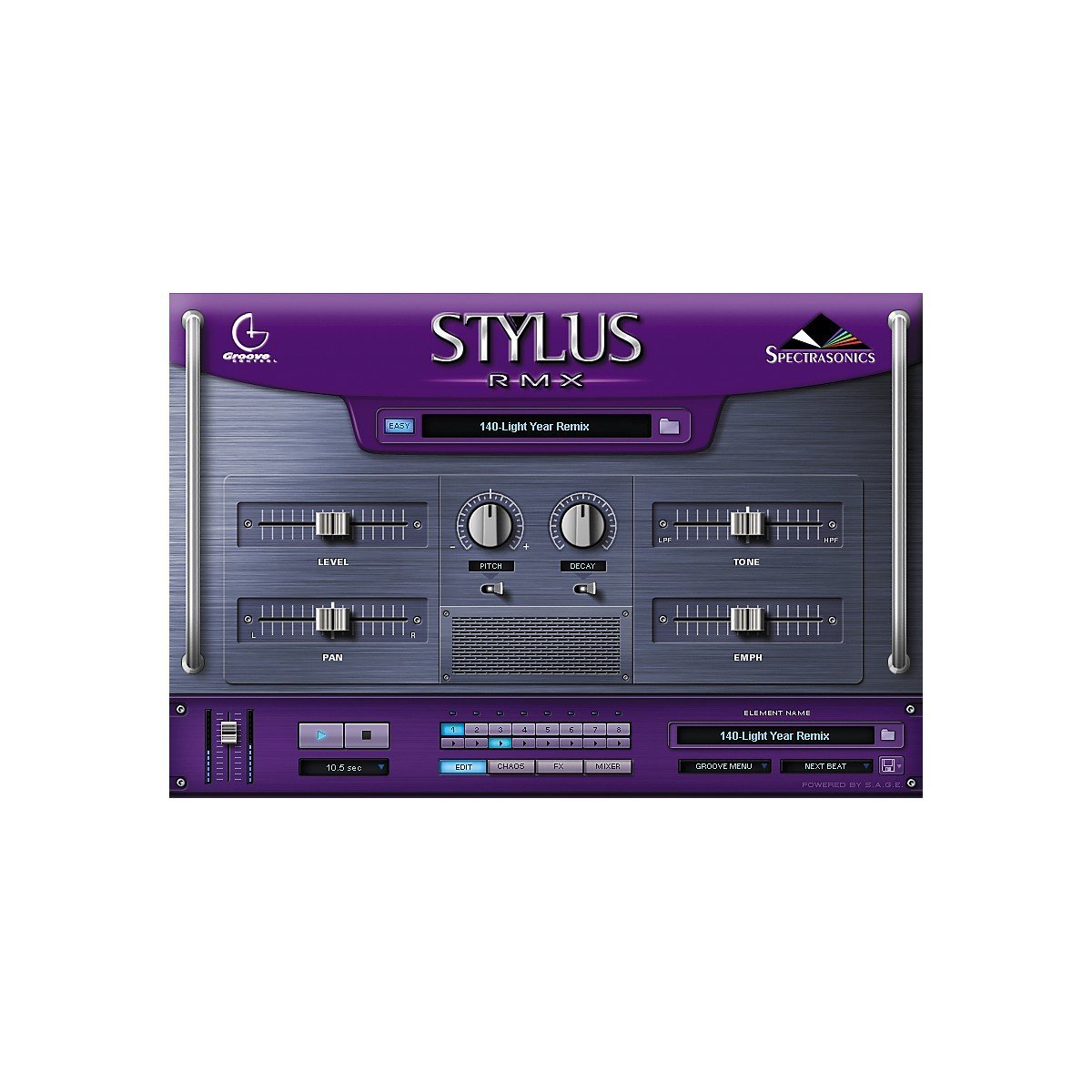 Spectrasonics Stylus RMX Xpanded Realtime Groove Module Virtual Instrument ...