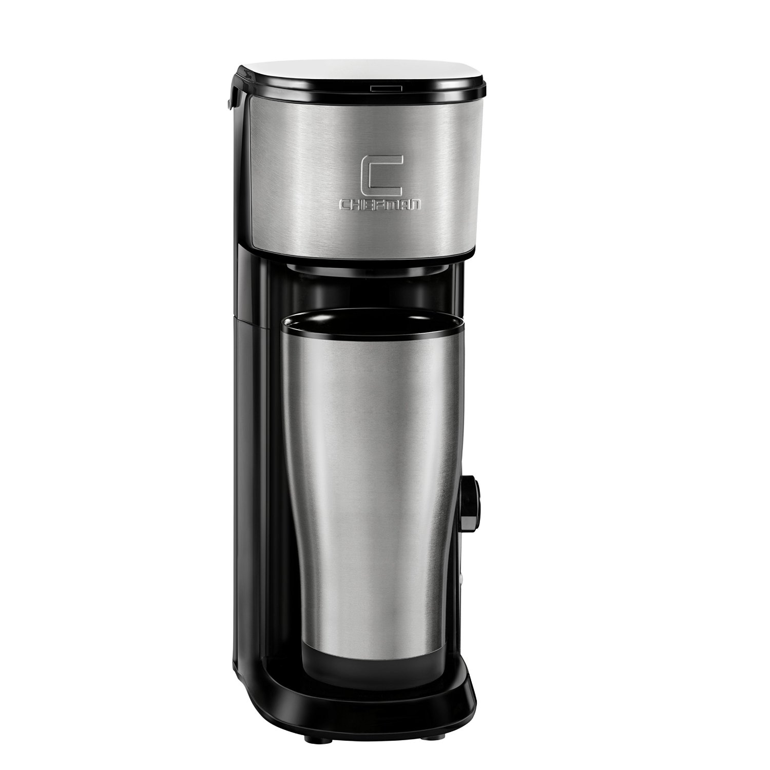 Chefman RJ14-SKG Versa Brew K-Cup & Coffee Ground Brewer, Black N3 free ...