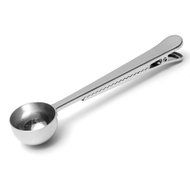 Schefs Premium Stainless Steel Coffee Scoop and Tea Scoop with Integrated Bag Clip N5