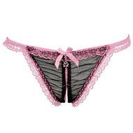 Underwear, PHOTNO Hot Women Lace Crotchless G-string Underwear Thongs Panties Lingerie N12