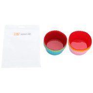 Silicone Baking Cups - Reusable Dessert Muffin Pans Mini Cupcakes Liner