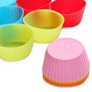 Silicone Baking Cups - Reusable Dessert Muffin Pans Mini Cupcakes Liner N3
