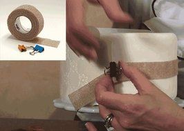 Designer Stencils C400 Cake Wrap Kit for Cake Stencils to Hold Your Stencil in Place
