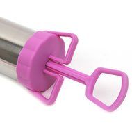 6-Piece Pink Cake Decorating Kit Include 1PCS Icing Piping Syringe 4PCS Stainless Steel Pastry Tips Nozzles 1PCS... N6