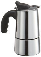 Primula 6-Cup Espresso Maker &ndash; Finely Crafted Stainless Steel &ndash; Stay-Cool Silicone Handle and a Flip Top Lid &ndash;... N7