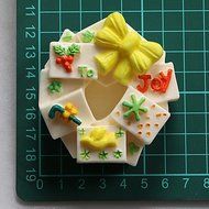 Y&amp;XL&amp;H Flower Joy Chocolate Silicone Molds,Cake Molds,Soap Molds,Decoration Tools Bakeware N4