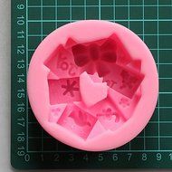 Y&amp;XL&amp;H Flower Joy Chocolate Silicone Molds,Cake Molds,Soap Molds,Decoration Tools Bakeware N5