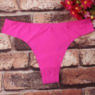 Underswear Laimeng, Hot Women Invisible Underwear Thong Cotton Spandex Gas Seamless Crotch (Purple) N22