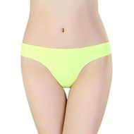Underswear Laimeng, Hot Women Invisible Underwear Thong Cotton Spandex Gas Seamless Crotch (Purple) N25