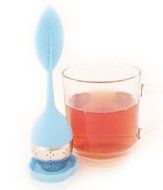 Tongzuo Silicone Loose Leaf Tea Infuser Strainer with Resting Coaster (Red, Blue, Green and Pink Optional) (2,... N23