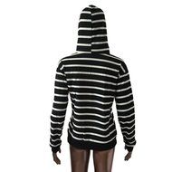 Pullover Tops,Morecome Womens Stripe Loose Casual Long Sleeve Hoodie Sweatshirt (S, Black) N7