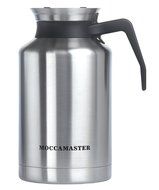 Moccamaster CDT Grand 15-Cup Coffee Brewer with Thermal Carafe, Brushed Silver