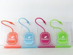 Casatii Genuine Premium Silicone Reusable Tea Bag Infuser Strainer (4 Pack Set) N7