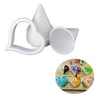 Y&amp;XL&amp;H Wedding Cake Decorating Plunger Cutter Mold Sugarcraft Fondant Tools Lily Flowe,Set of 7 N2