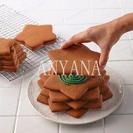 Anyana 10 Pcs set 3D Star Decoration Cutter Cookie Biscuit Set for Gift Christmas Tree N5
