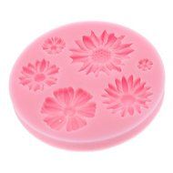 Sher DIY Baking 3D Chrysanthemum Style Cookie Biscuit Mold (Random Color) N2