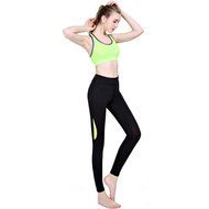 PHOTNO Women Sports Trouser Yoga Mesh Workout Gym Leggings Fitness Athletic Pants N6