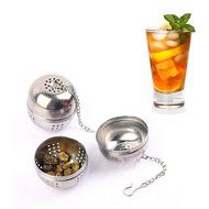 Stainless Steel Ball Tea Infuser Mesh Filter Strainer Loose Leaf Spice Reusable N2
