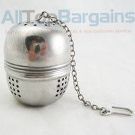 Stainless Steel Ball Tea Infuser Mesh Filter Strainer Loose Leaf Spice Reusable N3