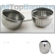 Stainless Steel Ball Tea Infuser Mesh Filter Strainer Loose Leaf Spice Reusable N4